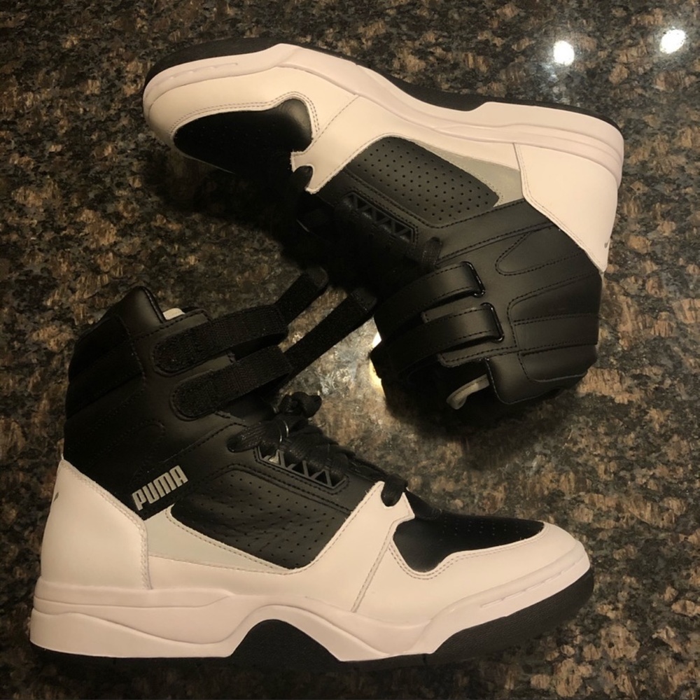 Puma Palace Guard Mid black and white 11.5 11 1/2
